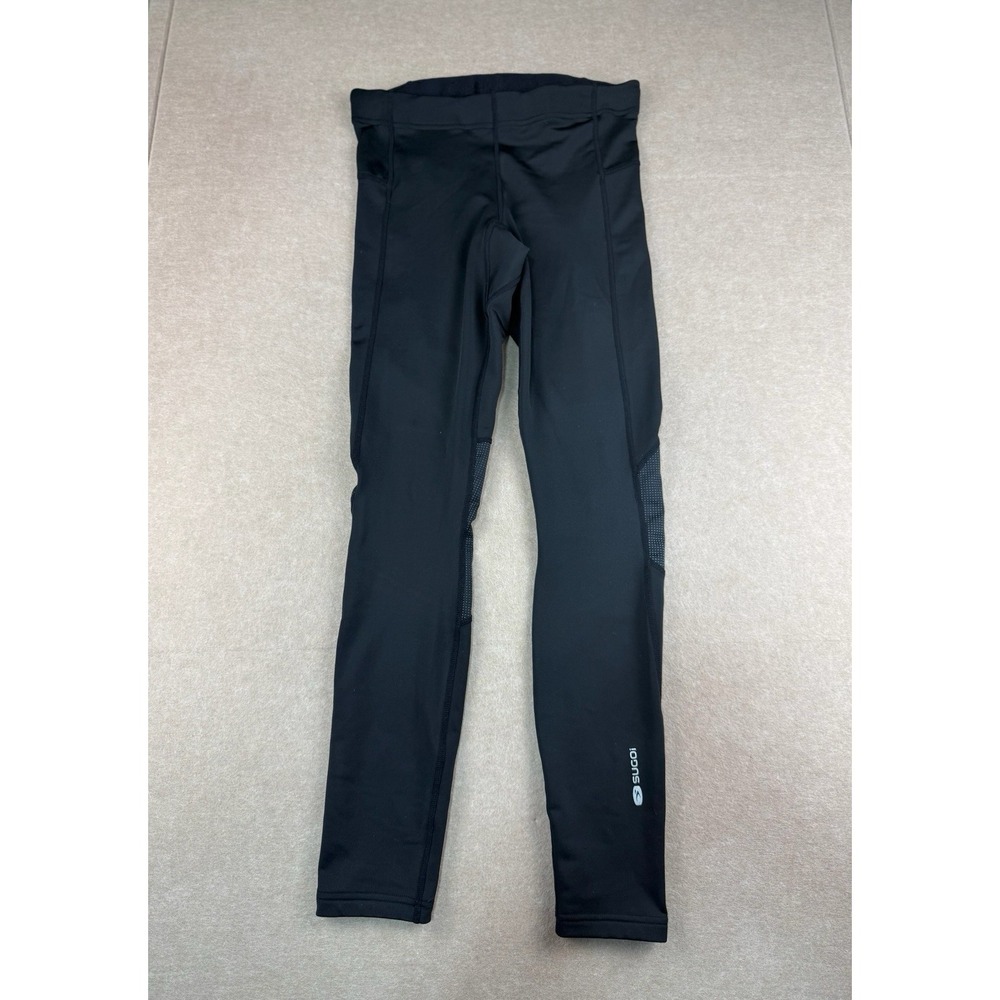 Sugoi Leggings Womens Size M Black Thermal Running Walking Yoga Tights